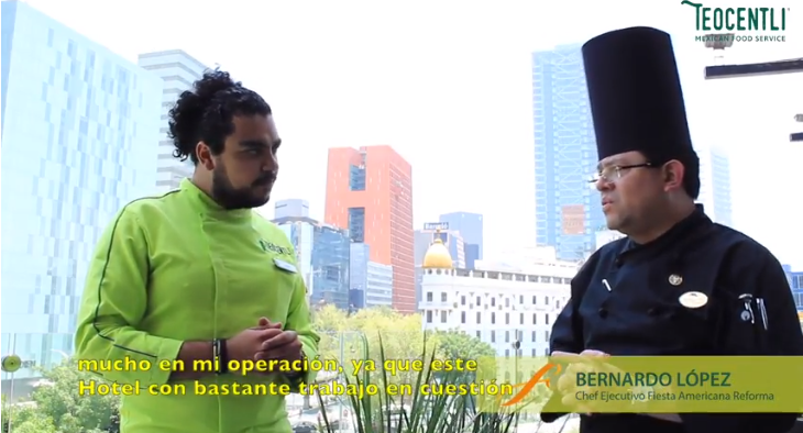 Entrevista con el Chef Ejecutivo Bernardo López del Hotel Fiesta Americana Reforma